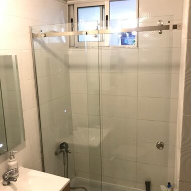 SHOWER DOOR KIT ACERO CORREDERA