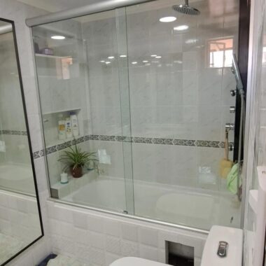 SHOWER DOOR KIT ALUMINIO CORREDERA